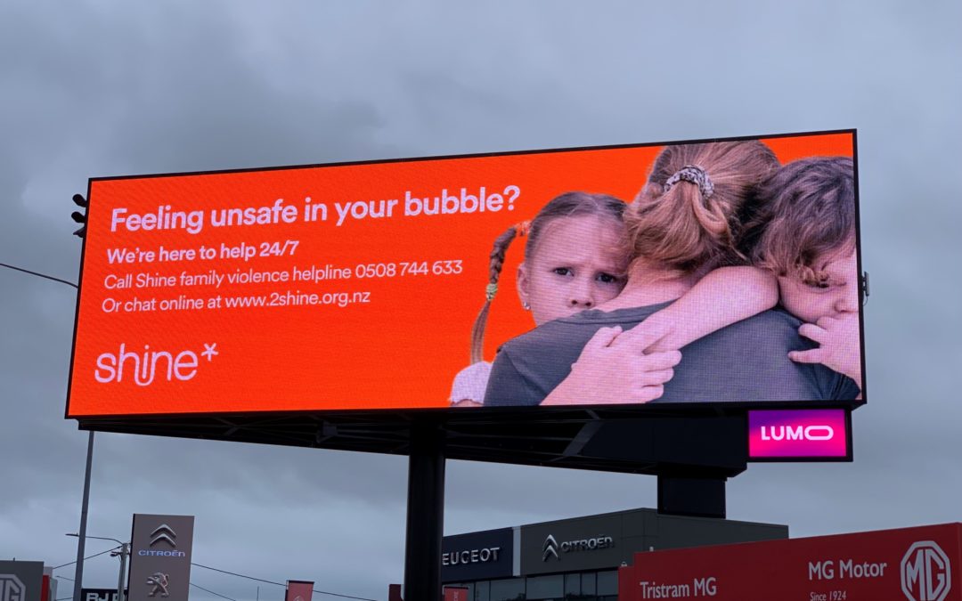Shine launches billboard campaign to prevent domestic abuse